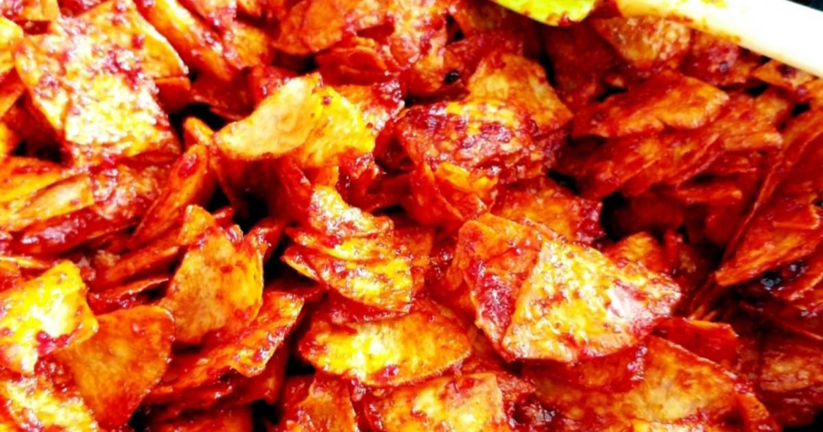 Gambar 2: Keripik Singkong Balado Pedas Manis